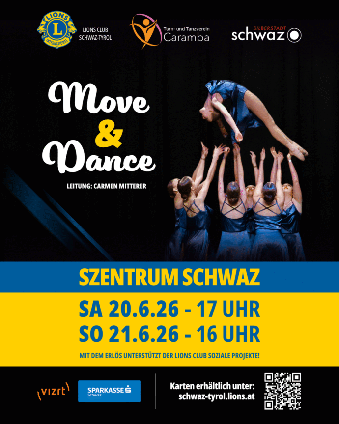 move and dance plakat